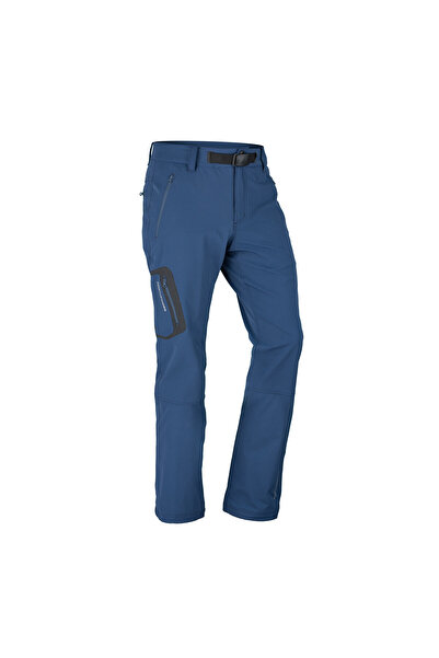NORTHFINDER Pantaloni elastici pentru bărbați GAVIN bleumarin închis