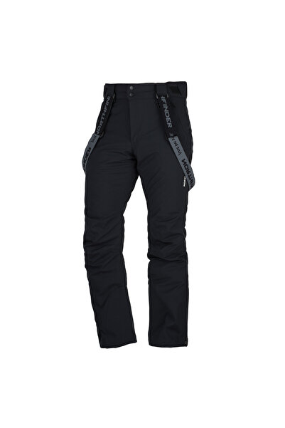 NORTHFINDER Pantaloni de schi pentru bărbați, softshell, izolați, CECIL, negri