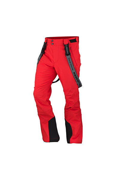NORTHFINDER ISHAAN men's ski softshell winter pants red