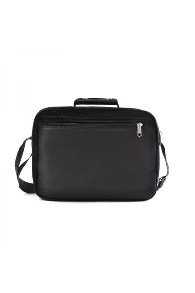 Rovitech Men's Office Bag, Polyester, Black, 33x14x25 cm