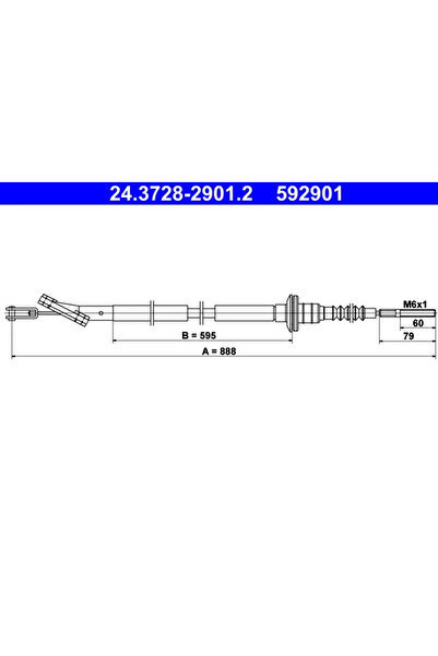 Ate Cablu Ambreiaj Chevrolet Aveo / Kalos Daewoo Kalos