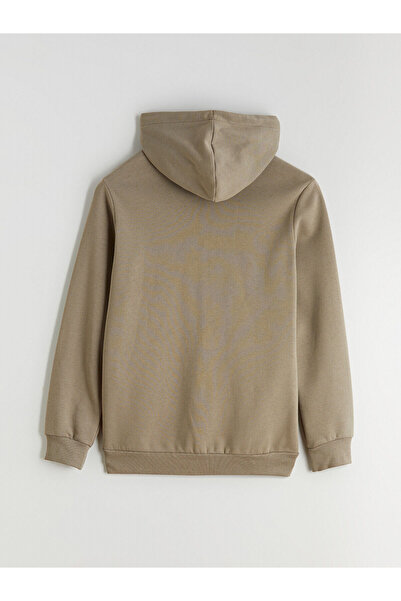 LC Waikiki New Season Hooded Long Sleeve Men's Zippered Sweatshirt