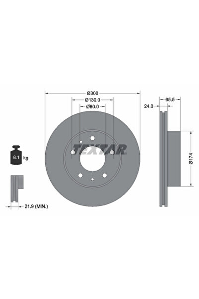 Krieger Disc Frana Citroen Jumper 2 Bus/Jumper 2 Caroserie/Jumper 2 Platou / ...