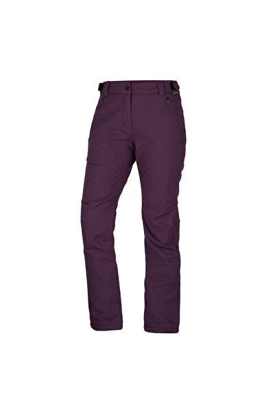 NORTHFINDER Pantaloni softshell de protecție pentru femei GARNET blackberry