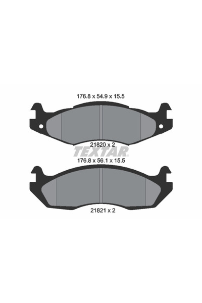 TEXTAR Set Placute Frana Frana Disc Amc Eagle Limuzina Hummer Hummer H1