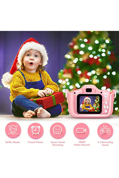 VALA Fluffy Little Monster Dinosaur kids camera, 40 Mpx, dual front-rear camera, selfie, Full HD