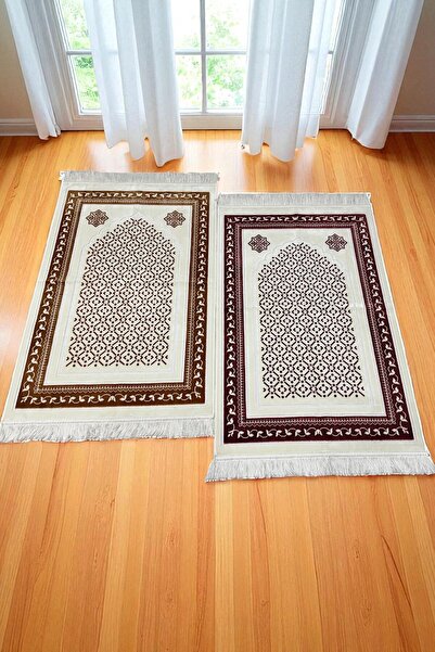 RAVZA HOMEE Special Double Prayer Rug for Marriage & Dowry