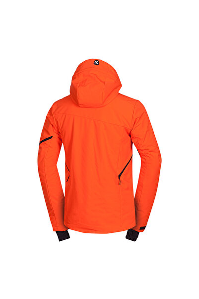 NORTHFINDER Men's 3L NED S padded softshell ski jacket redorange