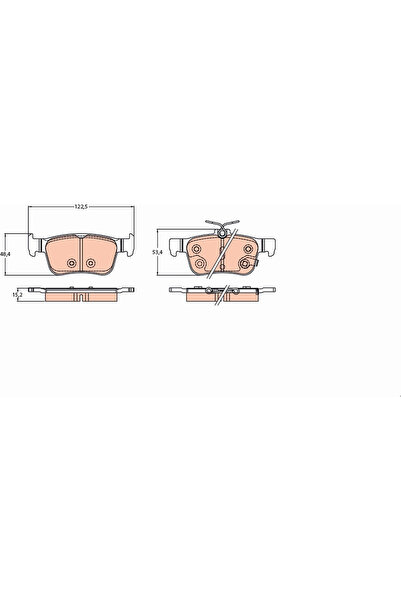 TRW Set Placute Frana Frana Disc Honda Civic 10 2015-2022