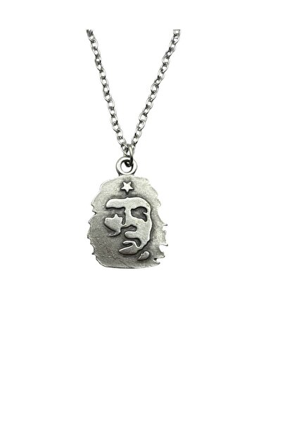 Herşey Nota قلادة تشي جيفارا العتيقة للجنسين - تصميم روح الحرية والشجاعة والثورة