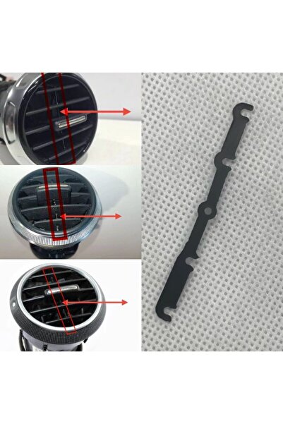 Audi A3-S3-8P-TT Uyumlu (2004-2012 Aralığı) Havalandırma Izgarası Senkronizas...