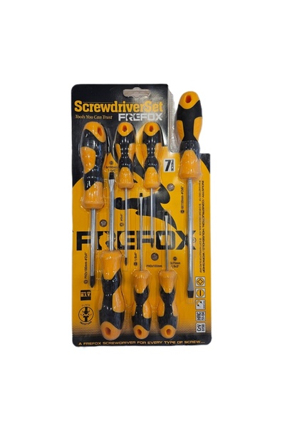 SCREWDRİVERS Professional Hand Screwdriver Set for Home Repairs, Workshops - Set of 7