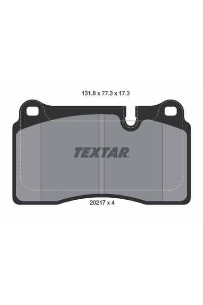 TEXTAR Set Placute Frana Frana Disc Land Rover Range Rover 3/Range Rover Sport 1