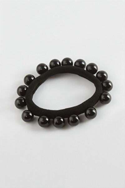 CT STONES مشبك منشفة مطرز باللون الأسود قطعة واحدة