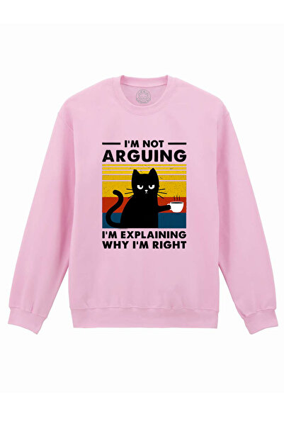 Cu Pisici Μπλούζα με τύπωμα - Δεν Διαφωνώ, Unisex