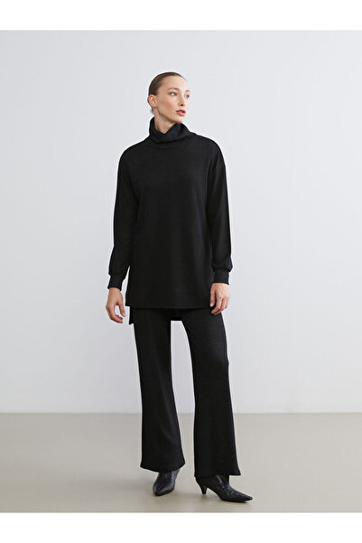 LC Waikiki Δημιουργήστε το στυλ σας από το UZG Store |   Γυναικείο παντελόνι με ελαστική μέση φαρδύ πόδι