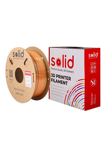 Solid Filament Solid Silk Rainbow PLA Filament 1.75mm - 1Kg