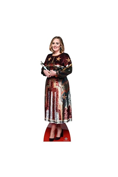 Generic Brand BPA Adele Lifesize Cardboardcut Out with Free Mini Cut Out of C...