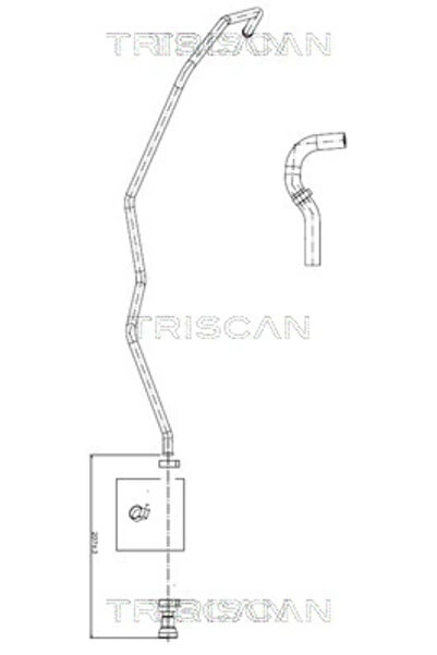 TRISCAN Furtun Hidraulic Sistem De Directie De La Caseta De Directive Catre V...