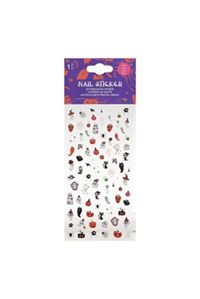 Jumbo Halloween Nail Stickers 50 pcs