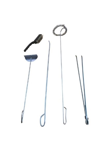 mobilreyon Şömine Seti 5 Parça , Harbi (Soba Temizleme Demiri)- Maşa - Karışt...