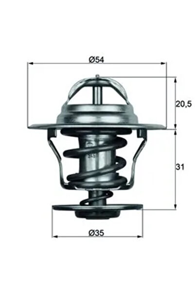 MAHLE Coolant Thermostat Audi 100 C3/80 B2 Limousine/80 B3 Limousine Multicar...
