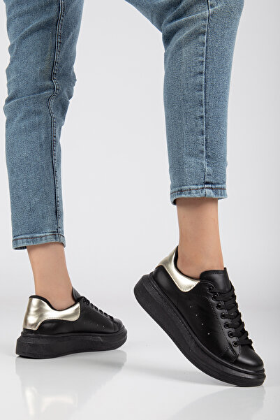 Erceka Casual Sneaker Γυναικεία Αθλητικά Παπούτσια με κορδόνια Λευκό-Μαύρο-Μπλε-Ασημί-Χρυσό-Κίτρινο