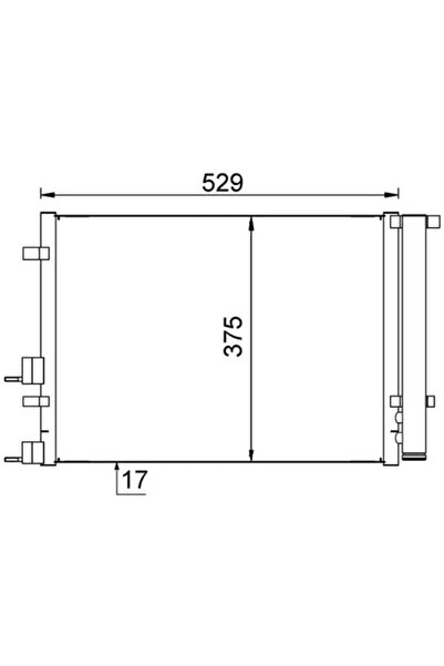 MAHLE Condensator Climatizare Hyundai I20 1