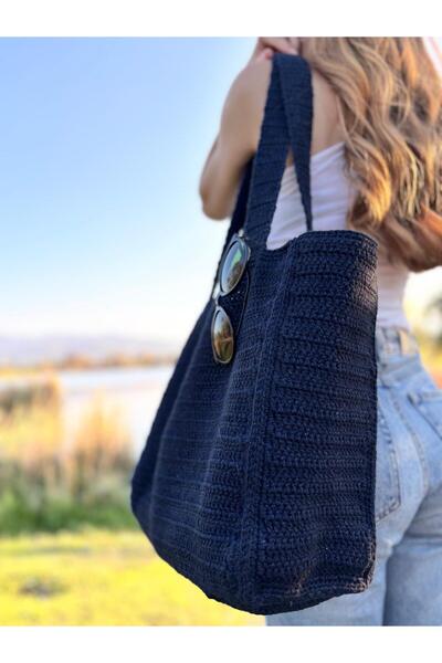 MODA El Yapımı Örgü Tote Çanta