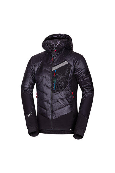 NORTHFINDER Jachetă hibridă Primaloft® pentru bărbați VETERNY neagră