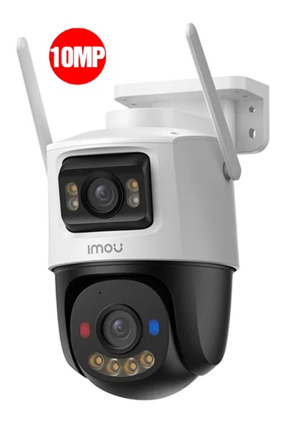 Imou 10MP 3K Dual Lens Outdoor Wi-Fi Security Camera with Color Night Vision, Dual Audio, IP67+, 256GB Memory