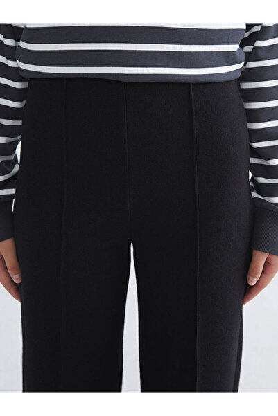 LC Waikiki Sparkling Choices from Shining Store | Plus Size Elastic Waist Wide Leg Women's Trousers