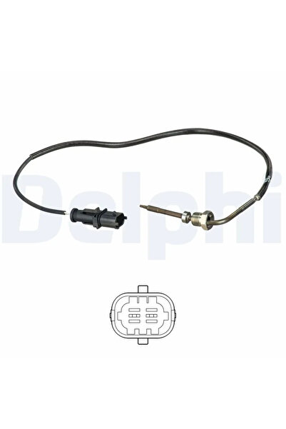 DELPHİ Senzor Temperatura Gaze Evacuare Fiat Doblo Cargo/Doblo Bus/Doblo Plat...