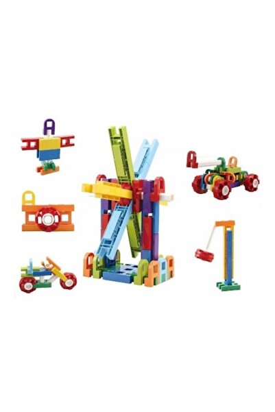 OEM Creative Construction Game for Kids, 40 Pieces, 10 Models, Multicolor, Ages 3+
