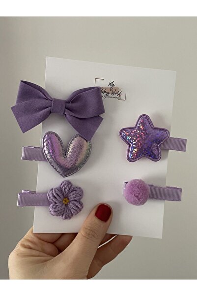 my baby’s world bebek çocuk mağzası Набір з 5-ти шпильок Lila