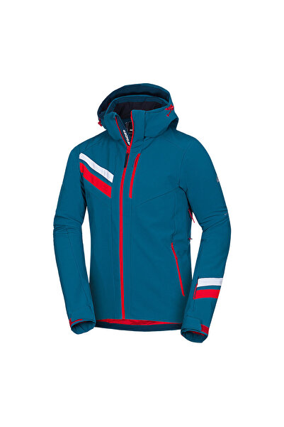 NORTHFINDER Geacă de schi softshell izolată pentru bărbați ELMER albastru cerneală