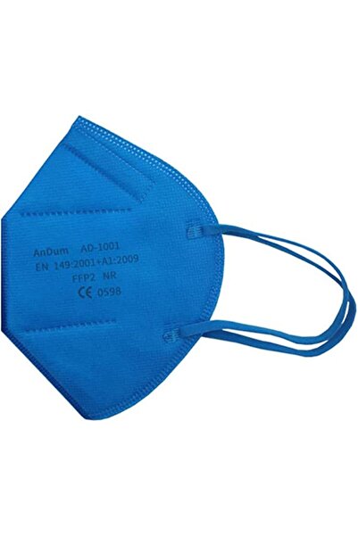 THK Light blue FFP2 masks Set of 5, model AD-1001, 5 layers, individually wrapped