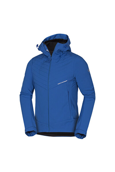 NORTHFINDER Geacă softshell izolată pentru bărbați MARQUIS albastră