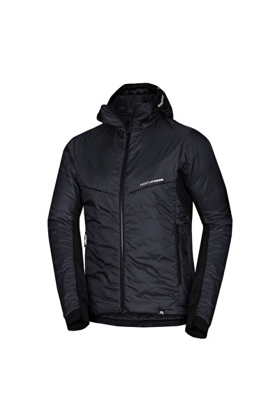 NORTHFINDER Geacă hibridă outdoor Primaloft® FERDINANDO pentru bărbați, neagră