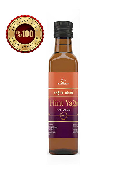bh bayhekim Bayhekim Hint Yağı Soğuk Sıkım %100 Doğal – 500 Gr.