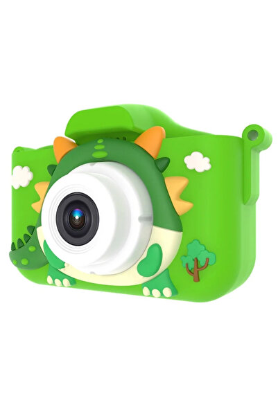 VALA Children's Camera X12S, Dragon Dinosaur Model, Dual Front/Rear Camera, Selfie Function, 48 MP,