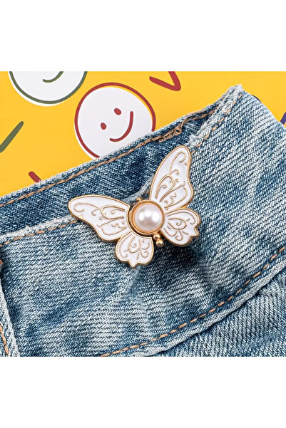 FESECRAFT Colorful Butterfly Waist Slimming Device Clips Pants Waist Slimming Brooch New Generation Belt