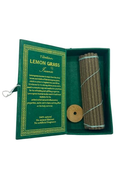 OEM Tibetan incense sticks — LEMONGRASS | Handmade Nepal • bamboo free • 100%