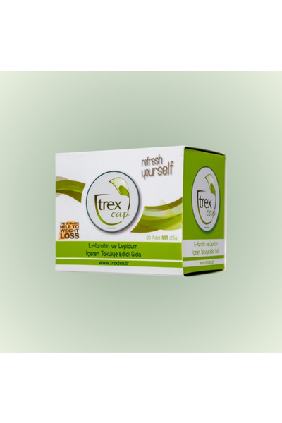 Trex Tea Trex Cap Takviye Edici Gıda 30'lu 1Aylık