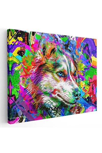 Tablou Canvas Tablou cap caine fundal abstract, cod 1888