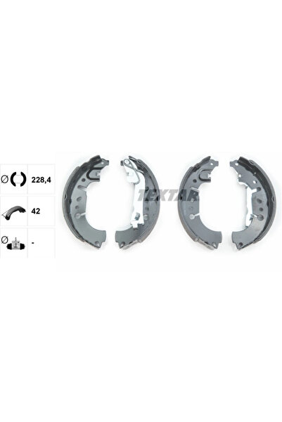 TEXTAR Set Saboti Frana Dodge Neon Fiat 500L/Tipo 2012-2020