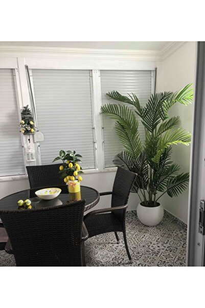 Adayapaycicek YAPAY AĞAÇ YAPAY ÇİÇEK 200 CM AREKA 18 YAPRAK