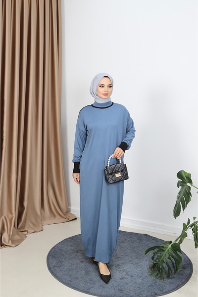 NİSUM MODA فستان ميرسيريزد بلونين