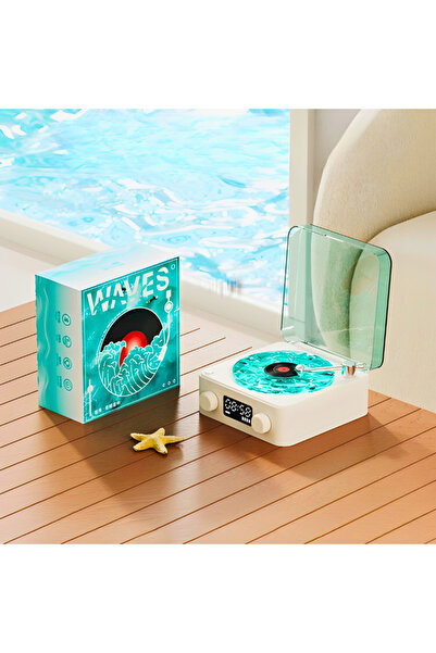 Animati.ro Vintage Bluetooth 5.0 Vinyl Speaker