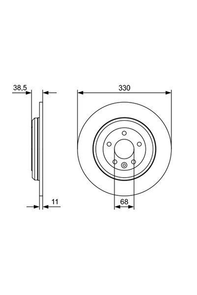 Bosch Disc Frana Ford Usa Edge